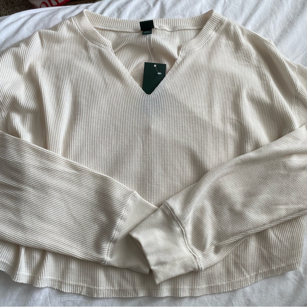 Wild Fable Waffle Knit Top